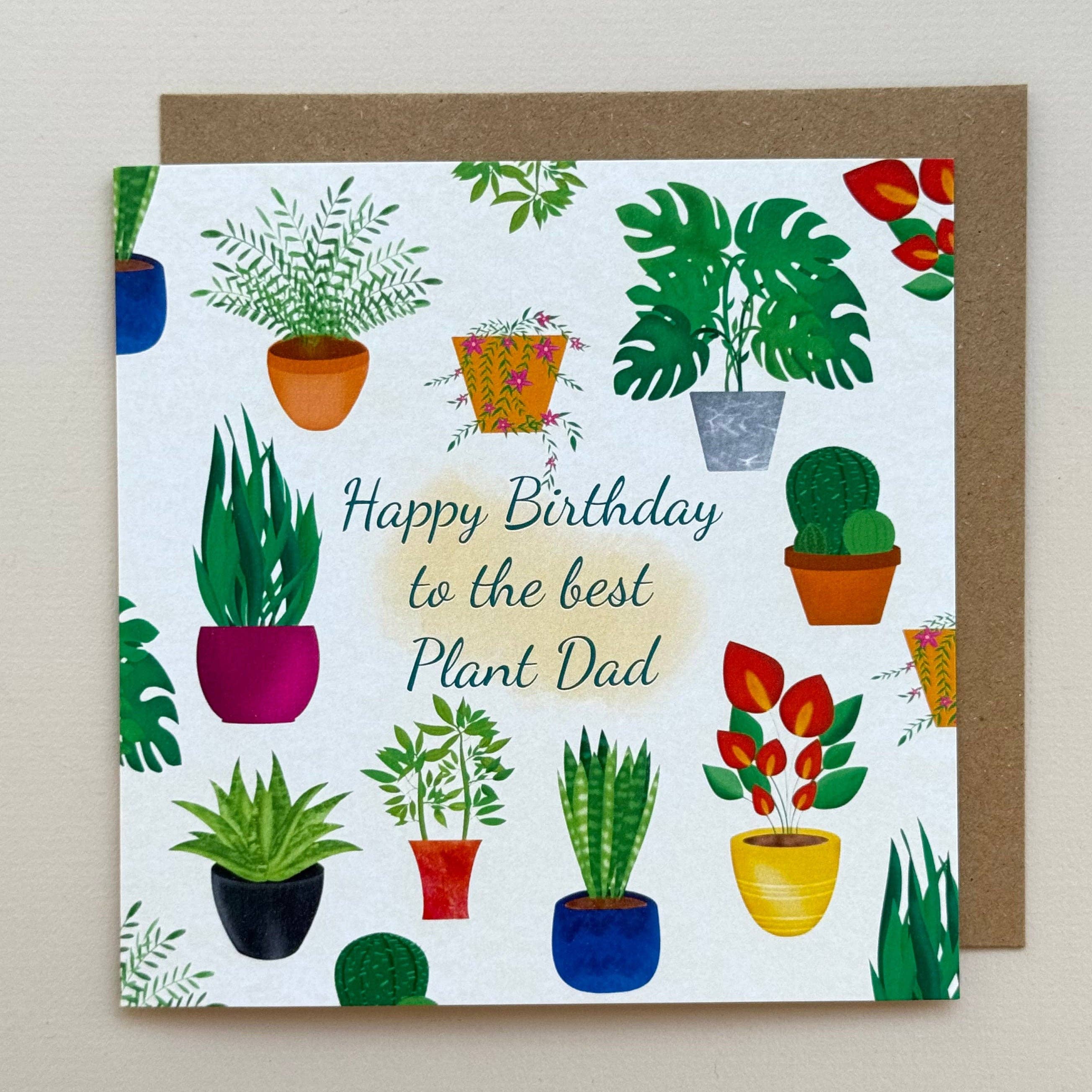 Rainee Collections – wholesale Birthday card – Plant Dad Birthday Card2