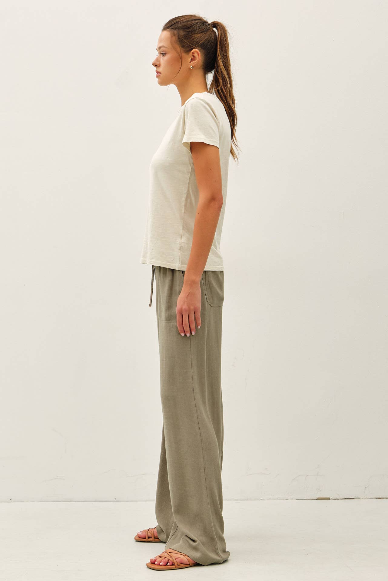 Be Cool - Wholesale T-Shirt - Women's - NEW COLOR-GARMENT DYED COTTON SLUB TEE25