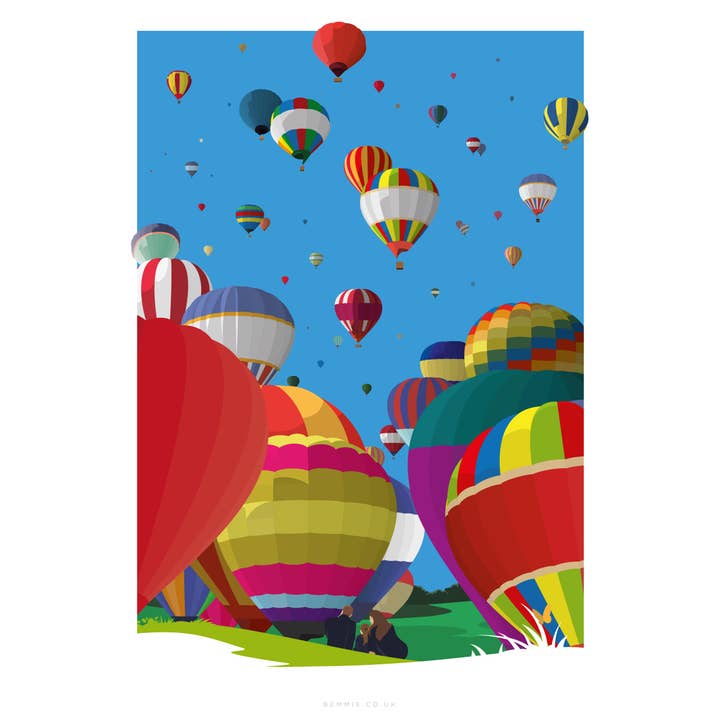 Bemmie - Wholesale Kunstprint - Luchtballonprint
