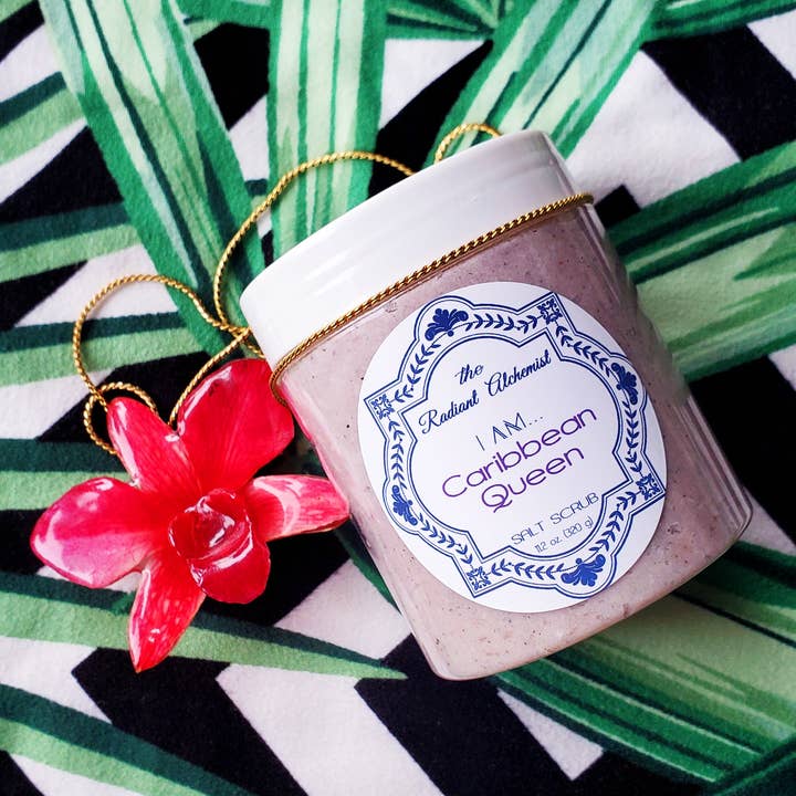 I am... Caribbean Queen Salt Scrub for wholesale by The Radiant Alchemist