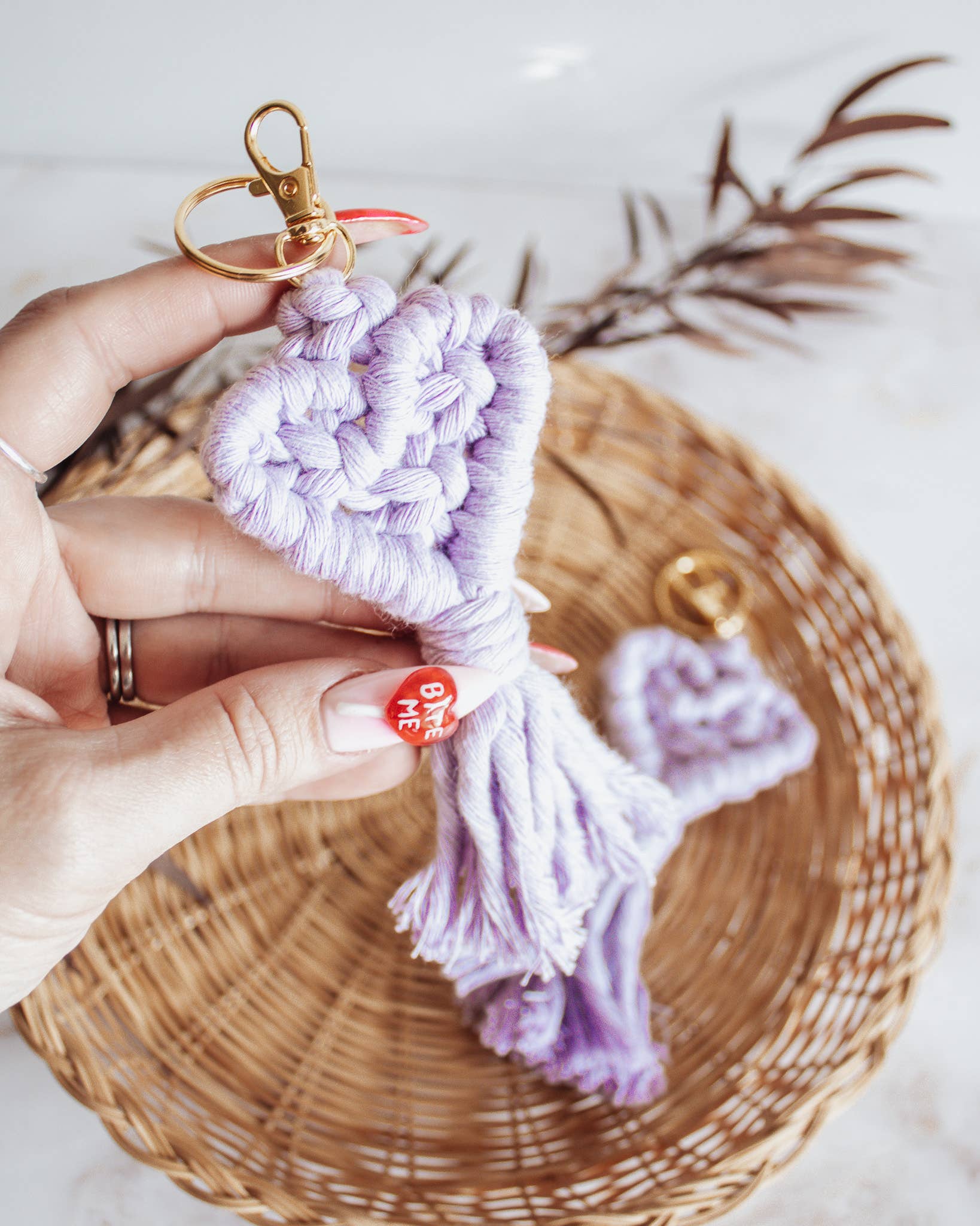 Modern Bo Studio – wholesale Keychain – Women's – Heart Keychain / Bag Charm2