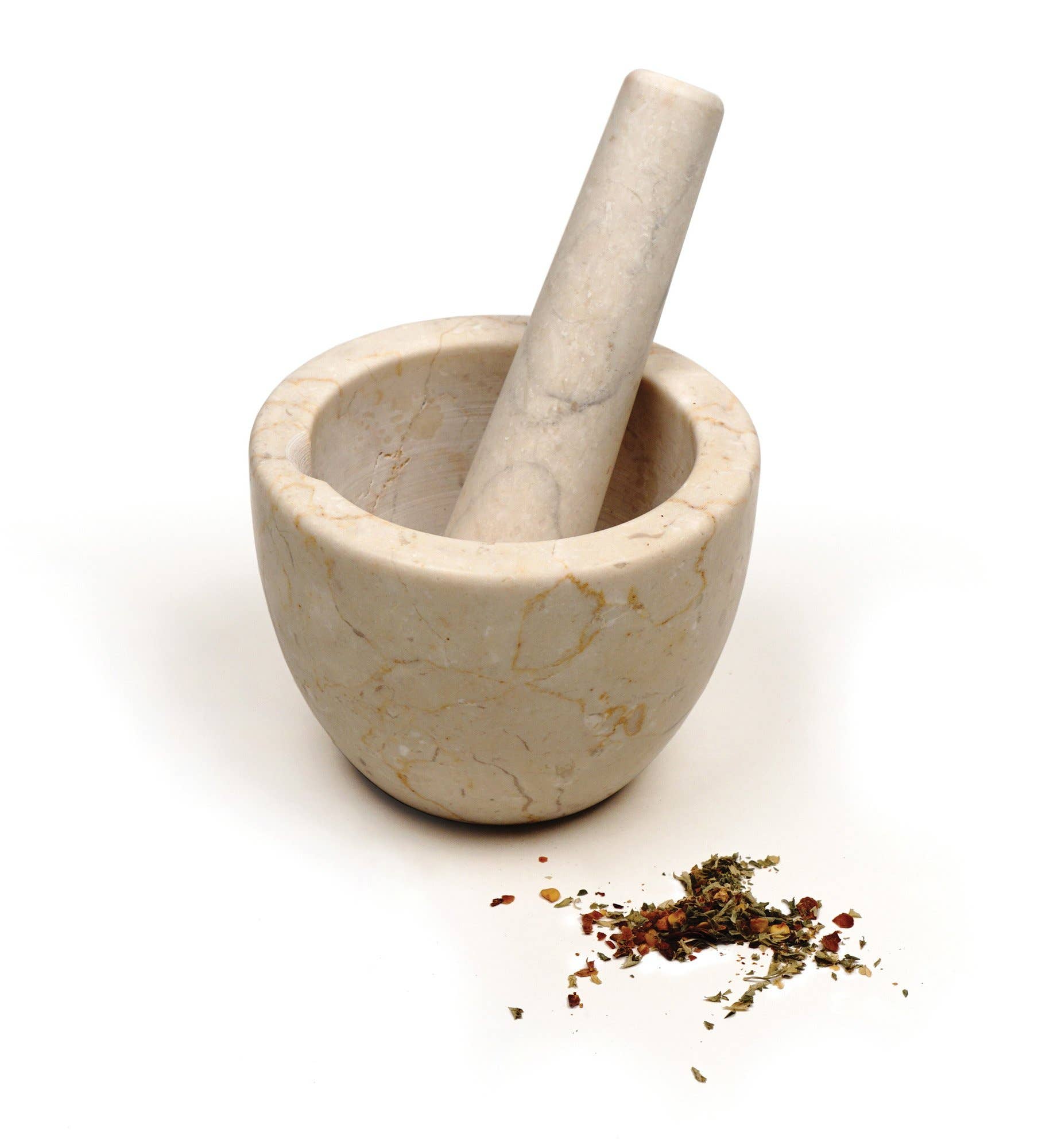 RSVP International - Wholesale Mortar & Pestle - Marble Mortar & Pestle - Beige2