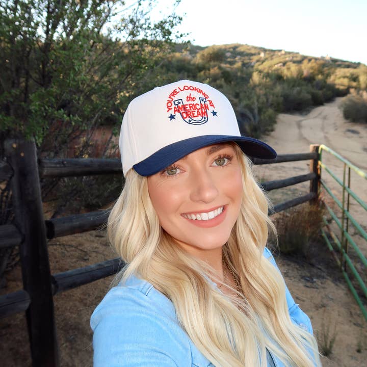 Ruby Moon - Vente Casquette de baseball – femme - Casquette Brodée - Vous Regardez Le Rêve Américain2