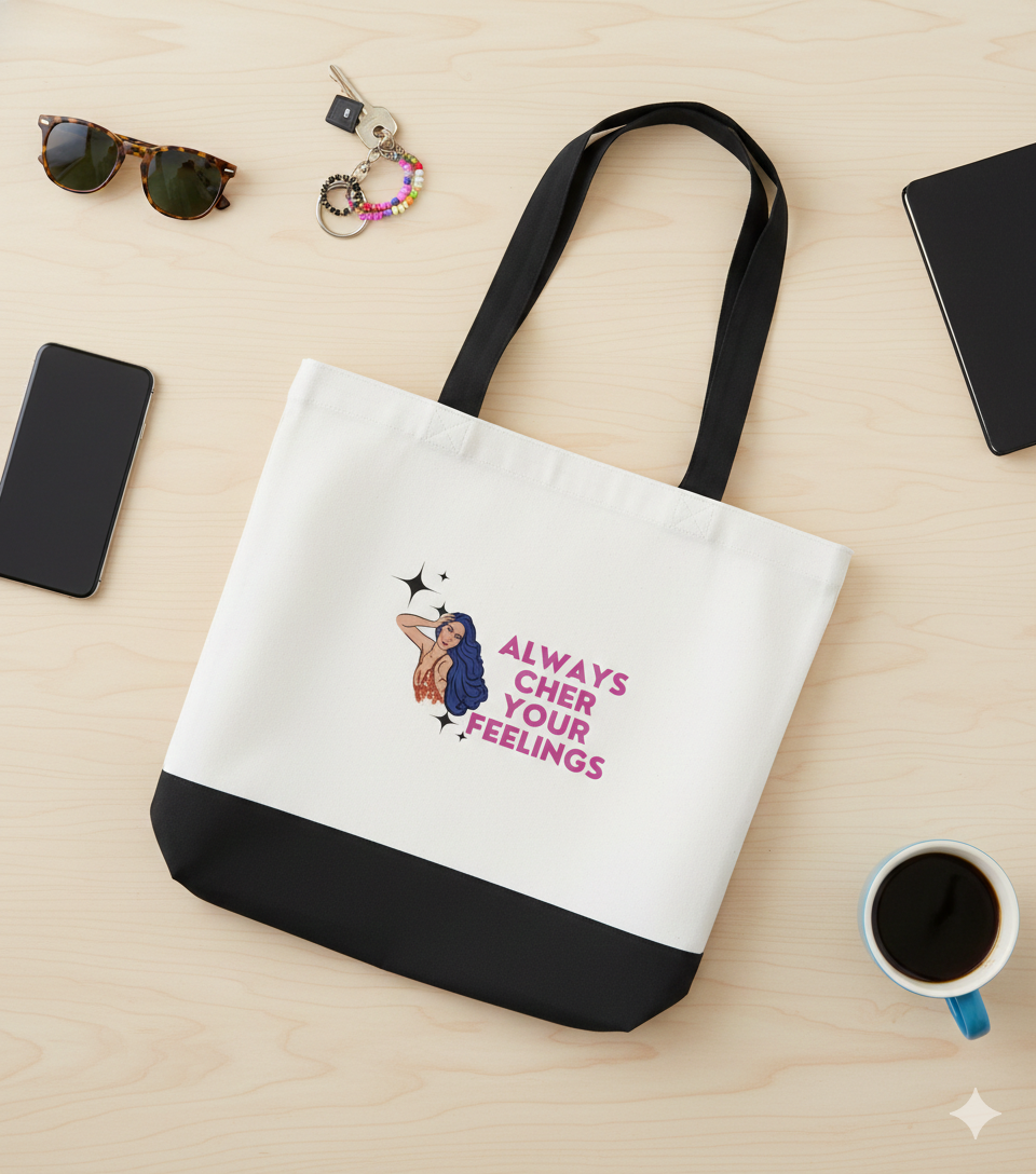 Very Gay. Very Busy. - Wholesale Tote Bag - Unisex - Always Cher Your Feelings Canvas Tote4