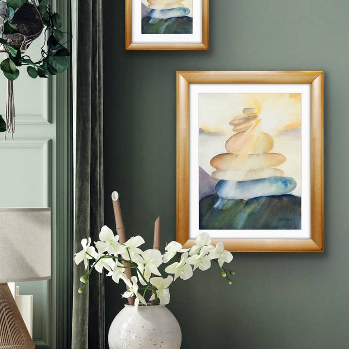 "Balance" Meditation Print for wholesale by Beth Suter Art