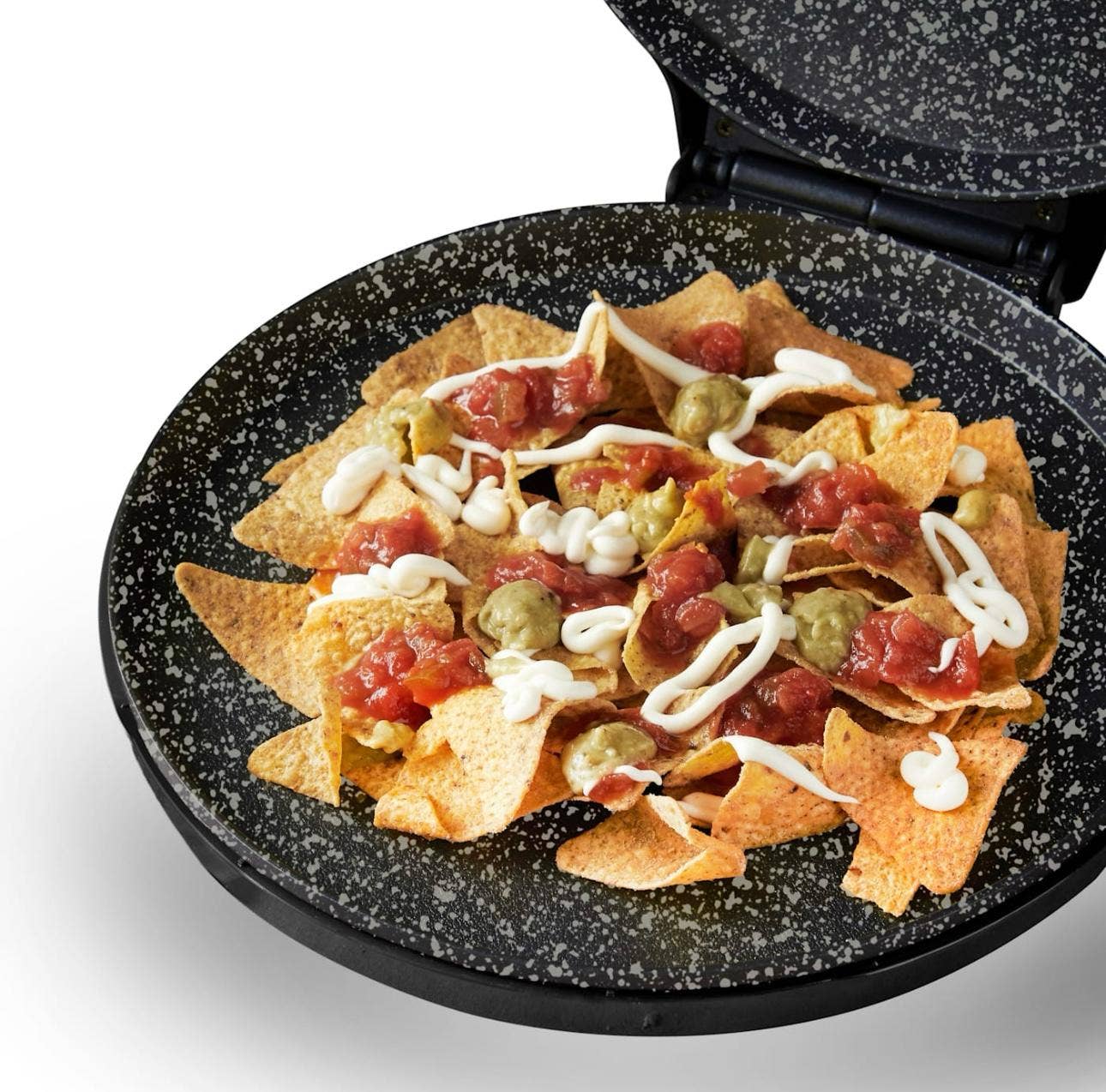 Misterchef - Venta al por mayor Electrodomésticos - MisterChef Pizzera con Placas de Cerámica Negra6