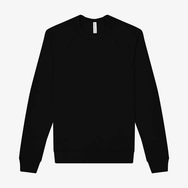 Custom Unisex Sponge Fleece Raglan Sweatshirt for wholesale by As You Wish Apparel
