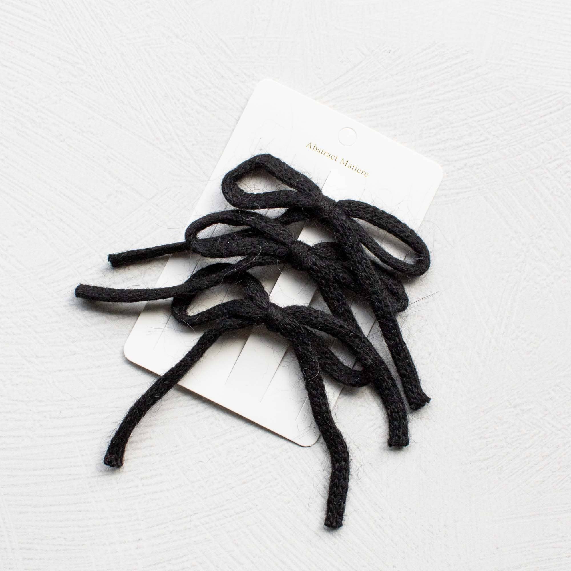 Tiepology – Laço para o cabelo – Mulher por atacado – Conjunto de alfinetes de laço de cabelo curto com fita angorá4