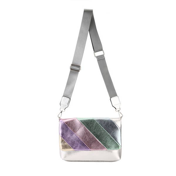 Nima Accessories Inc - Wholesale Shoulder Bag - Women's - Ladies Faux Leather Metal Multi Color Handbag