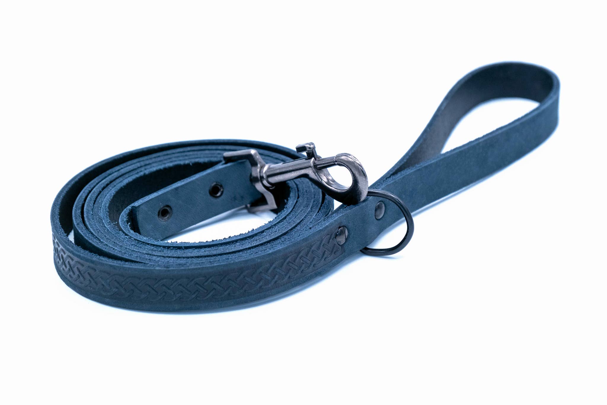 Euro-Dog Collars and Leads – trela - Cão por atacado – Trela de Couro para Cão Estilo Desportivo Celta Extra Argola em D Fecho Metálico0