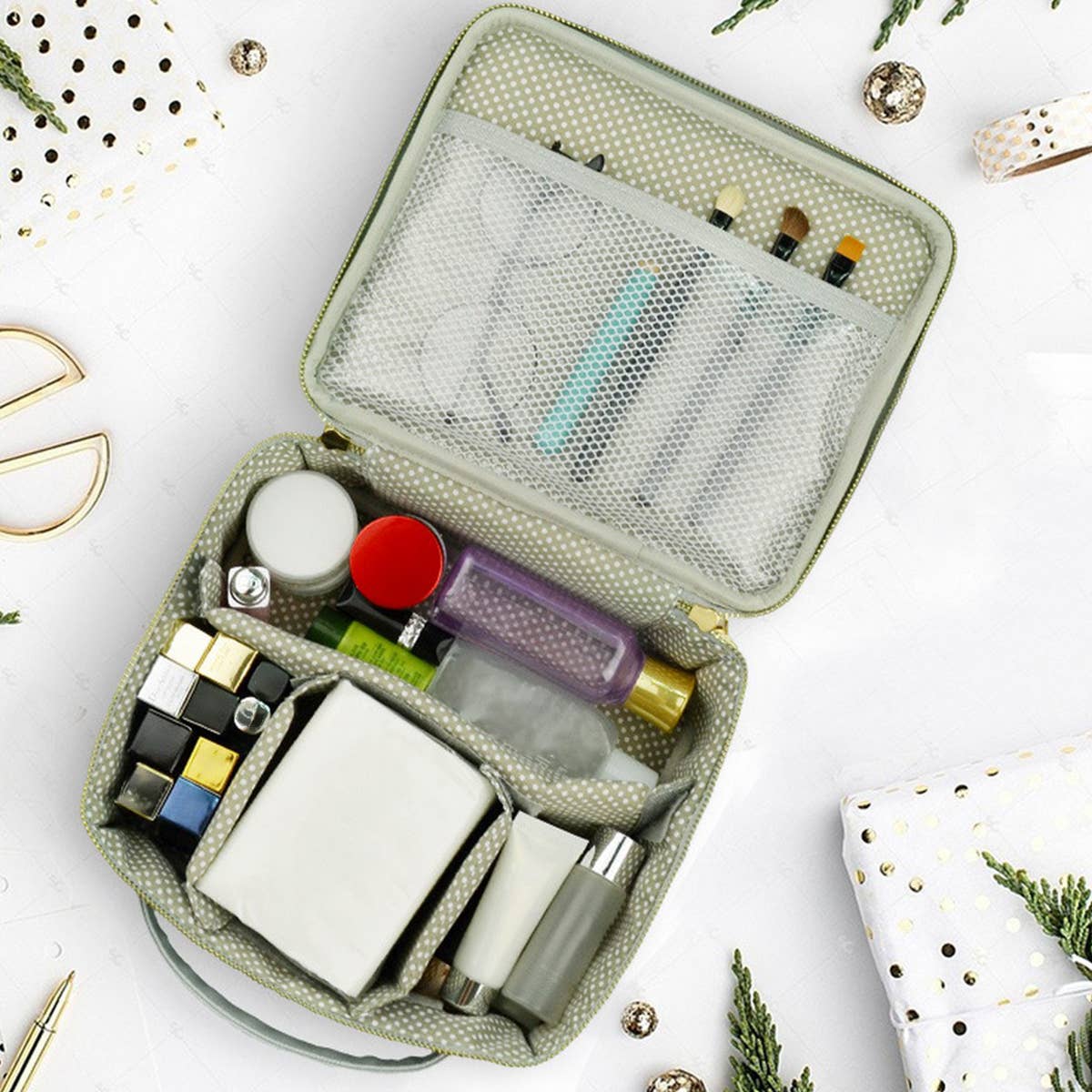 ACCITY - Wholesale Makeup/Cosmetic Bag - PORTABLE LARGE-CAPACITY COSMETIC BAG_CWAB10881