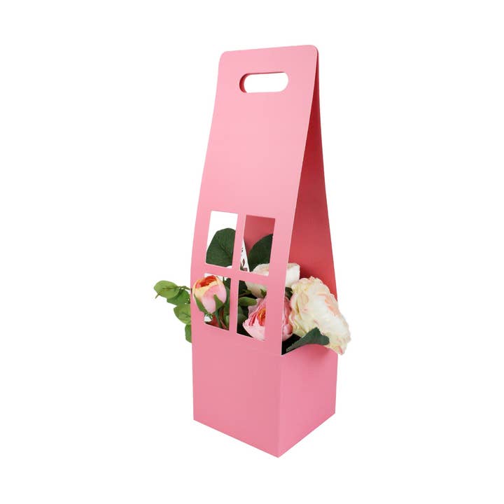 Pink Flower/Plant Carrier Boxes for wholesale by Emartbuy