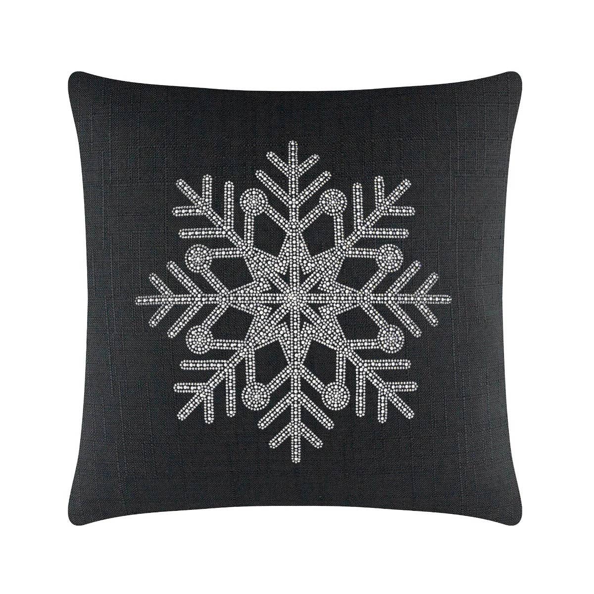 Sparkles Home - Wholesale Throw/Decorative Pillow - Rhinestone Snowflake Pillow22