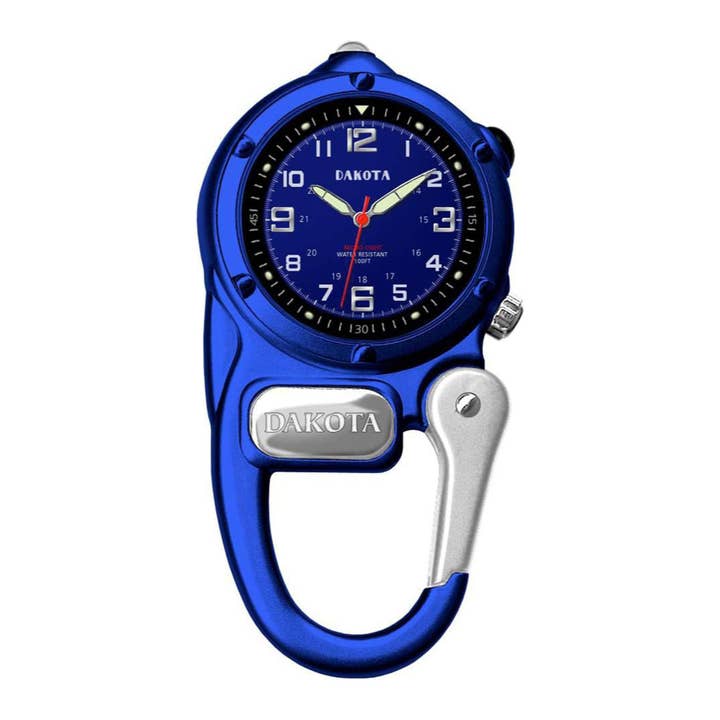 Dakota Mini Clip Microlight – Men’s Pocketwatch, Blue for wholesale by Dakota (Dakota Watch Company)
