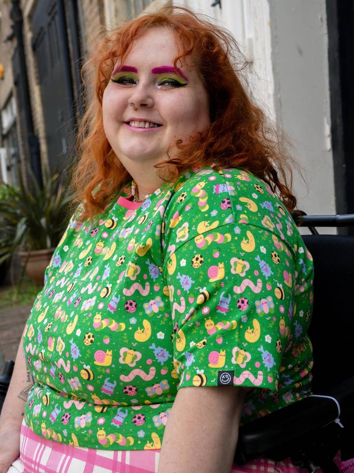 Rebel Romance – wholesale T-shirt – women's – Rebel Romance x Dipstick Store Bugs Cropped Boxy Tee14