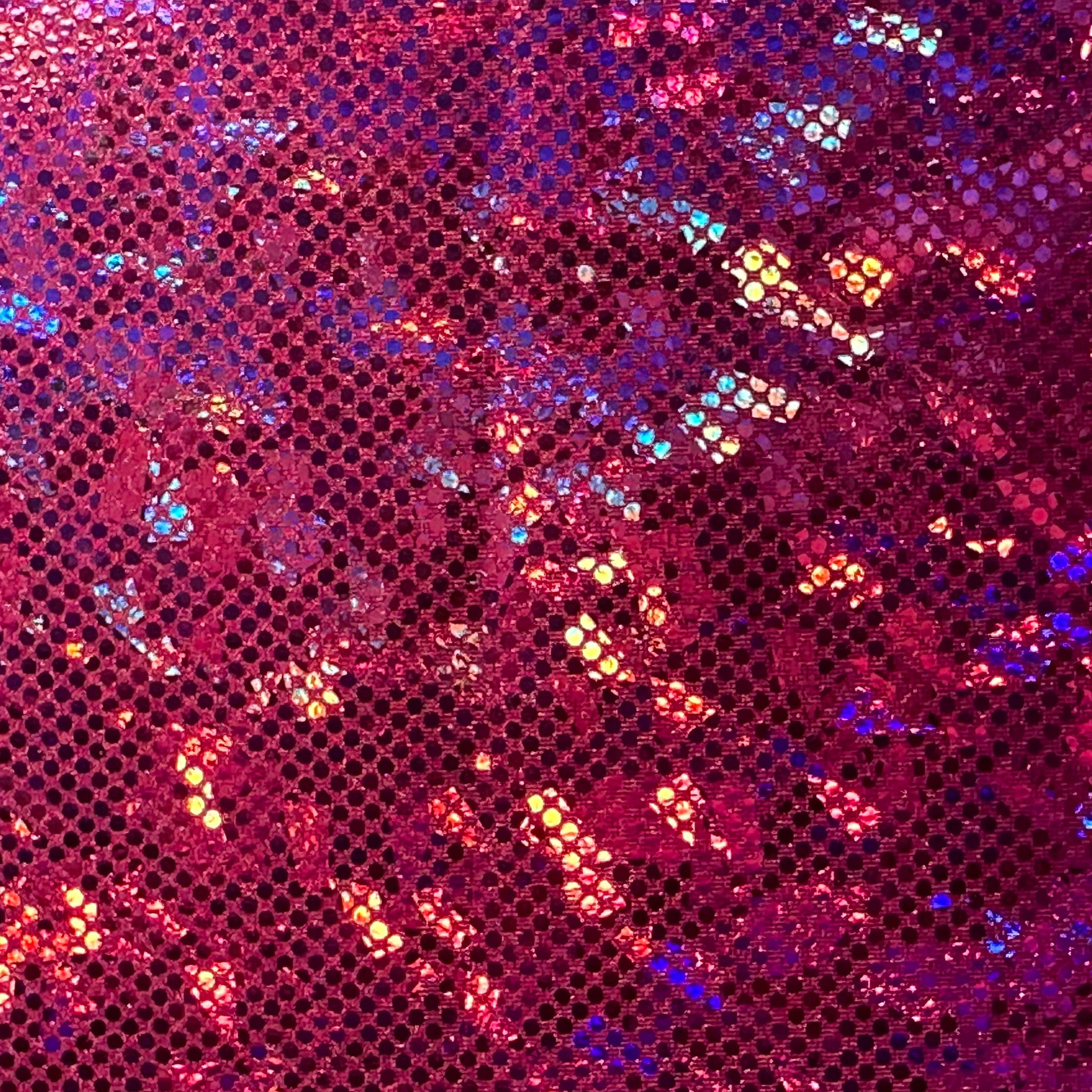 Spandex palace - Venta al por mayor Tela - Tela de nailon y elastano con diseño de holograma de cristal roto: realza tu estilo con un toque contemporáneo | Spandex Palace12