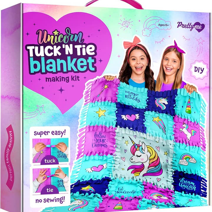Unicorn Tuck N' Tie Fleece Blanket Making Kit and other Purchase Wholesale fleece blanket kits. Free Returns & Net 60 Terms on Faire trending on Faire.