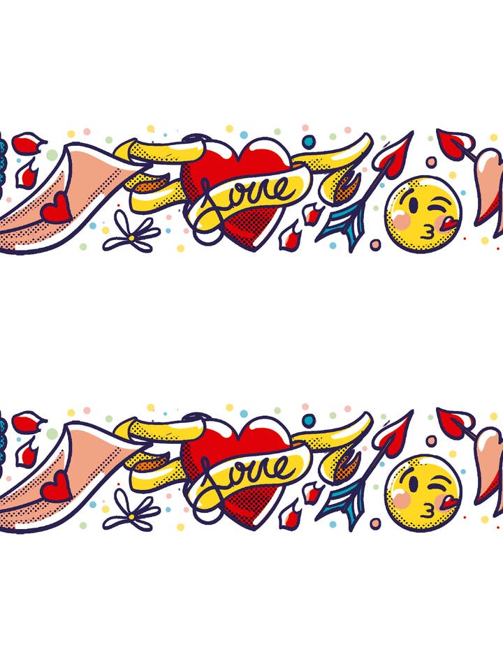 Sweetheart Tattoo Band for wholesale by Tony Ray