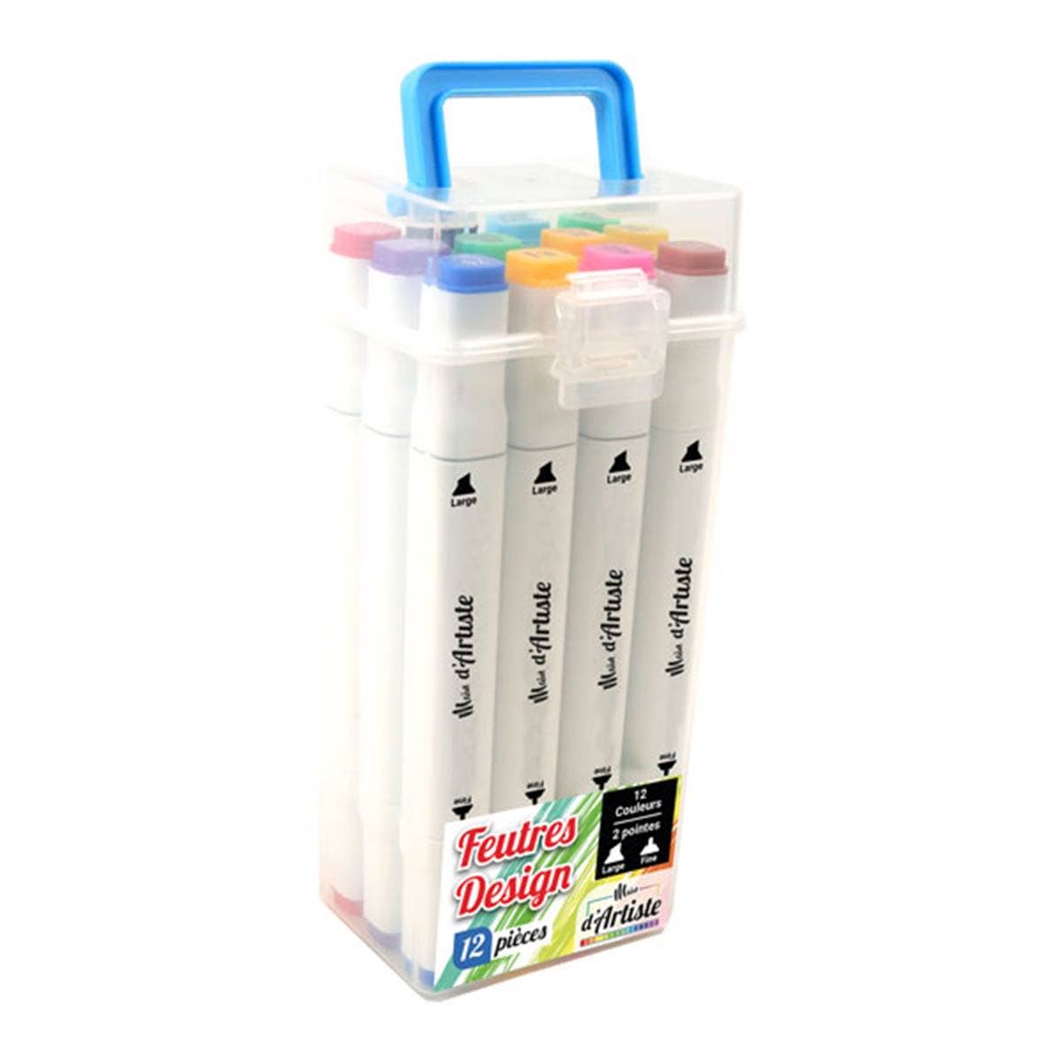 TSJJ - Wholesale Classic Toy - Kids - Box of 12 High-End Alcohol Markers0