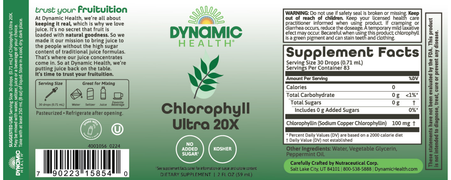 Dynamic Health - Wholesale Oral Supplement/Vitamin - Liquid Chlorophyll2