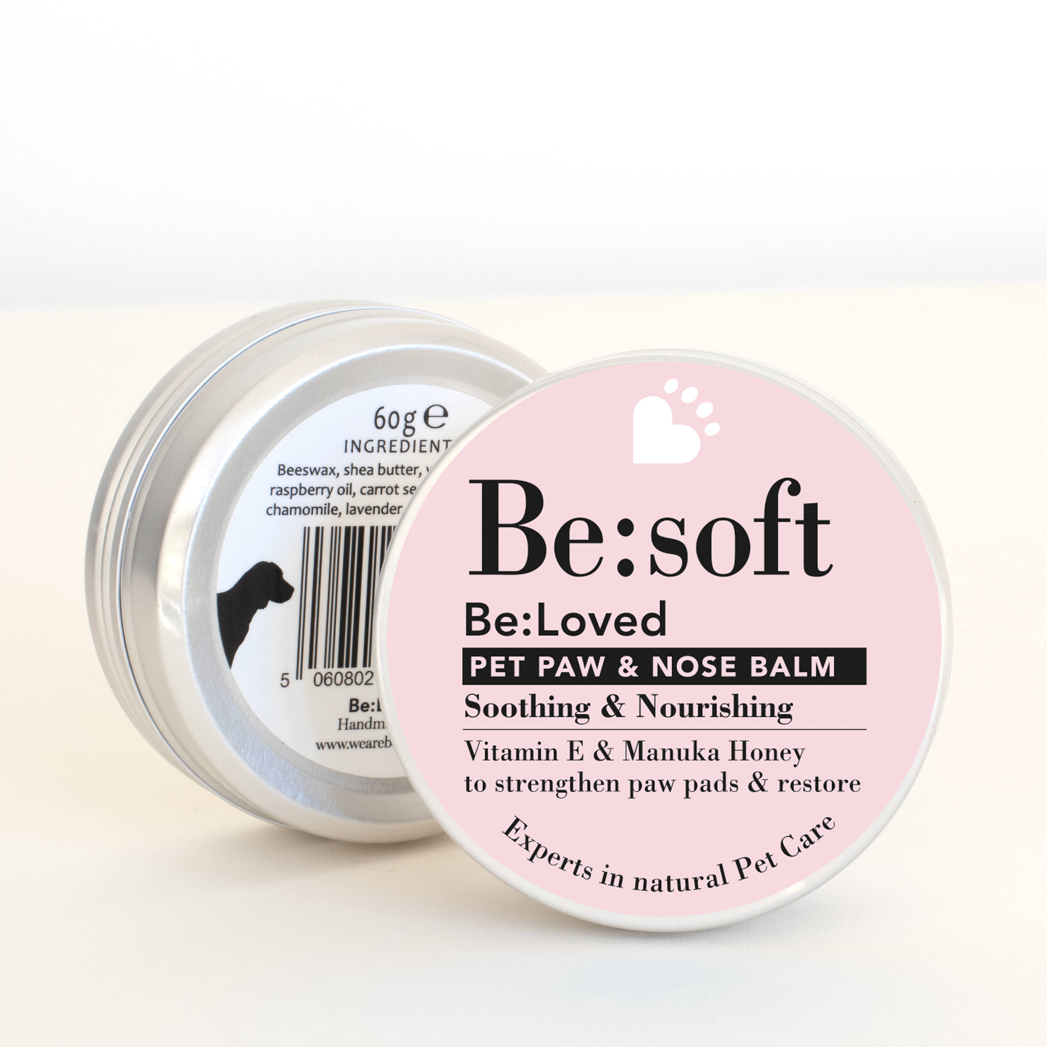 BeLoved, Natural Dog Grooming Products. - Wholesale Pet Grooming Aid - Dog - Pet Paw & Nose Balms in a Shelf Ready Pack (SRP). 18 Units.8
