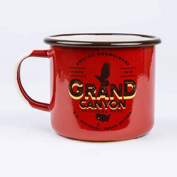 Tazza da campeggio Grand Canyon da 22 once U.S. | PARCHI NAZIONALI per la vendita all'ingrosso da parte di Emalco Enamelware