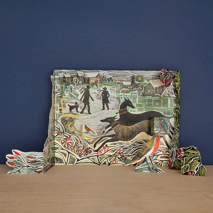 Calendário do Advento Whippet Wonderland por atacado de Art Angels