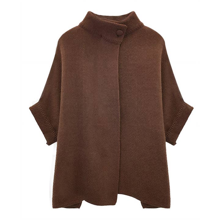 Sensibling Corp. - Wholesale Cardigan - Women's - Solid Neck Button Cardigan
3