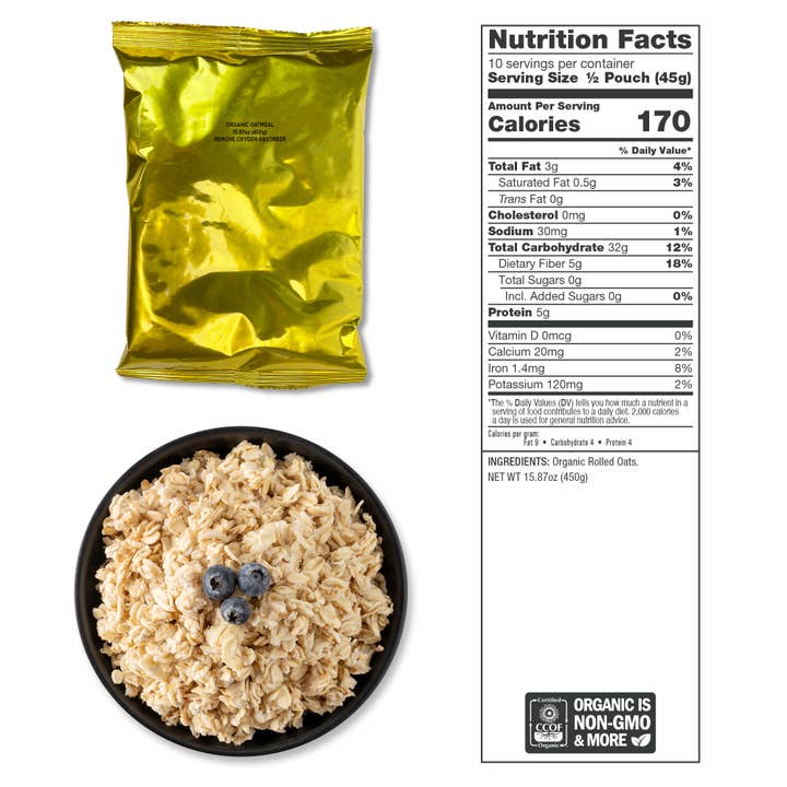 Ready Wise - Wholesale Food Storage Container - 90 Serving Organic Bucket2