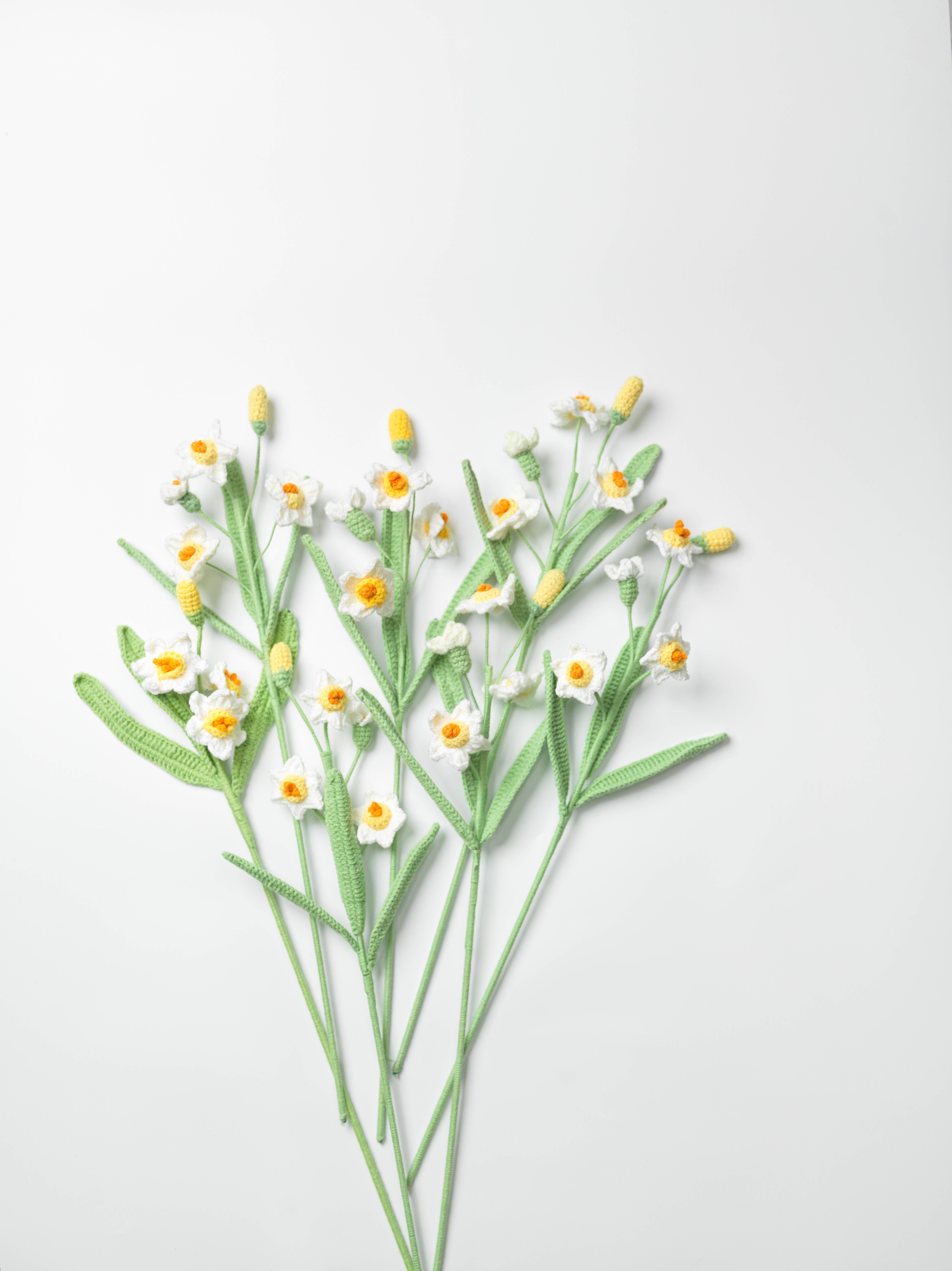 Lilyrosy(Duty free) - Wholesale Artificial flowers - Lilyrosy Crochet daffodil, Handmade Gifts,crochet flowers