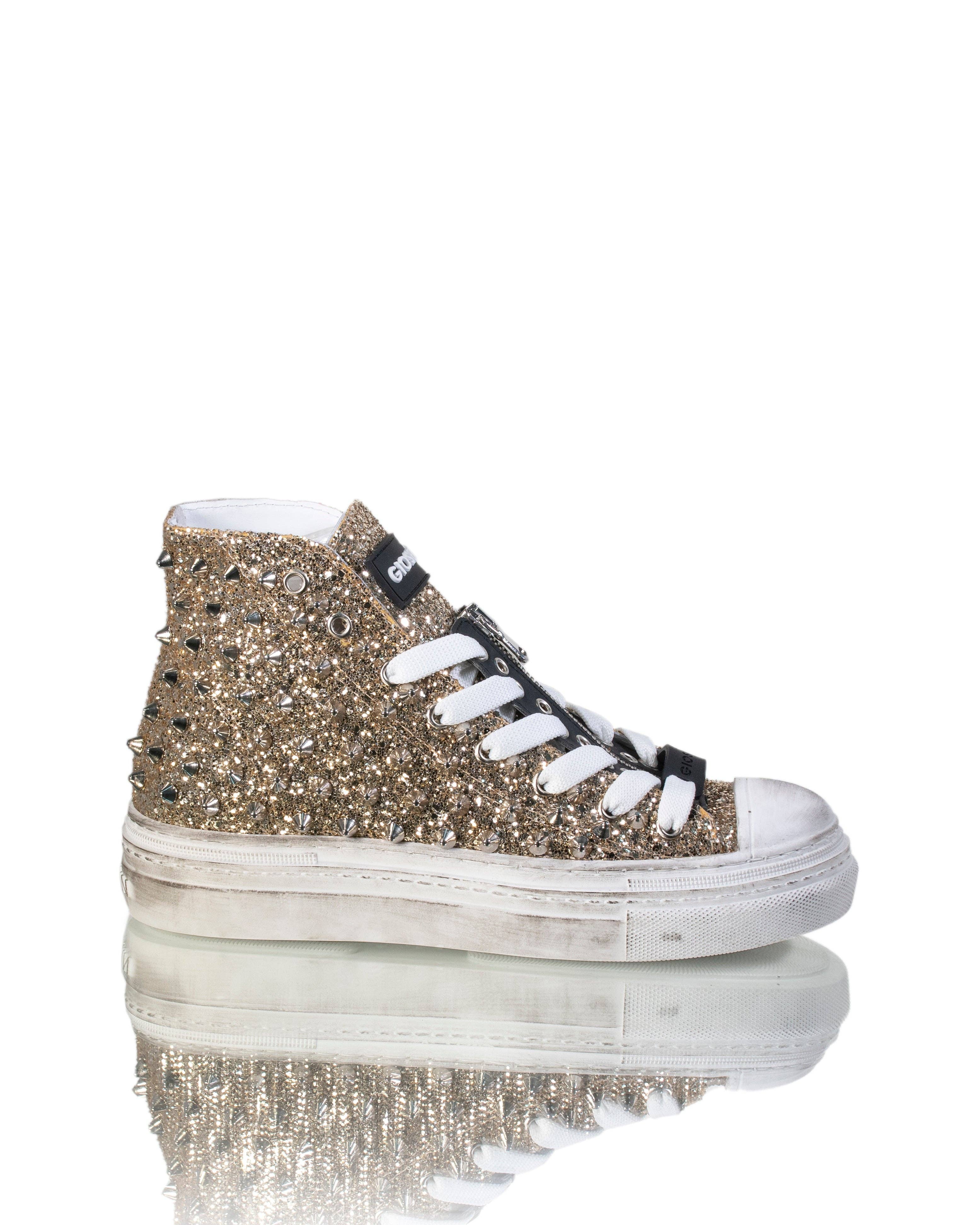 Gioselin - Wholesale Lifestyle Sneakers - Women's - PLAY GOLD GLITTER1