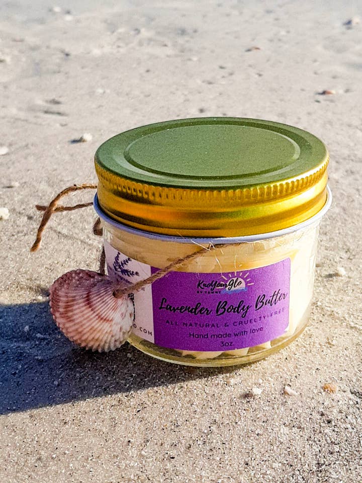 Lavender-Relaxation Body Butter 3oz. for wholesale by KnoYourGlo