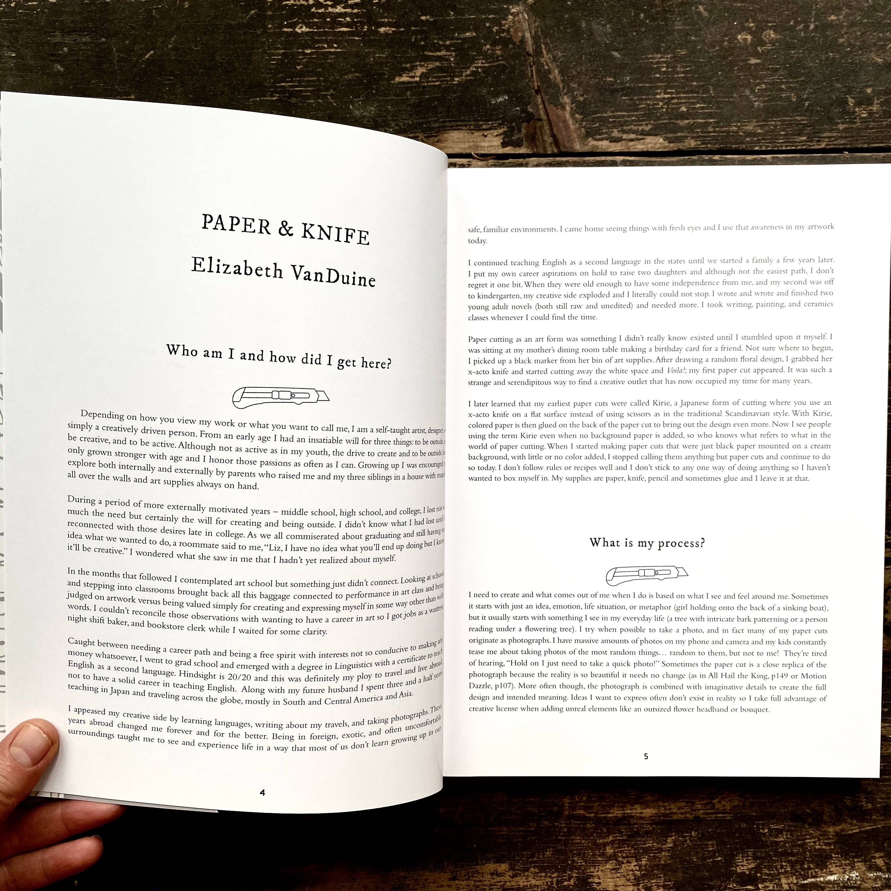 Elizabeth VanDuine - Wholesale Arts & Entertainment Book - Paper & Knife by Elizabeth VanDuine10