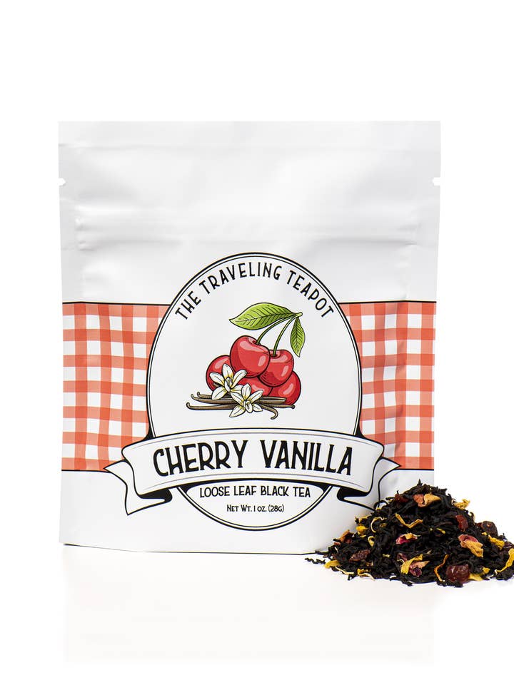 Cherry Vanilla Black Tea for wholesale by The Traveling Teapot