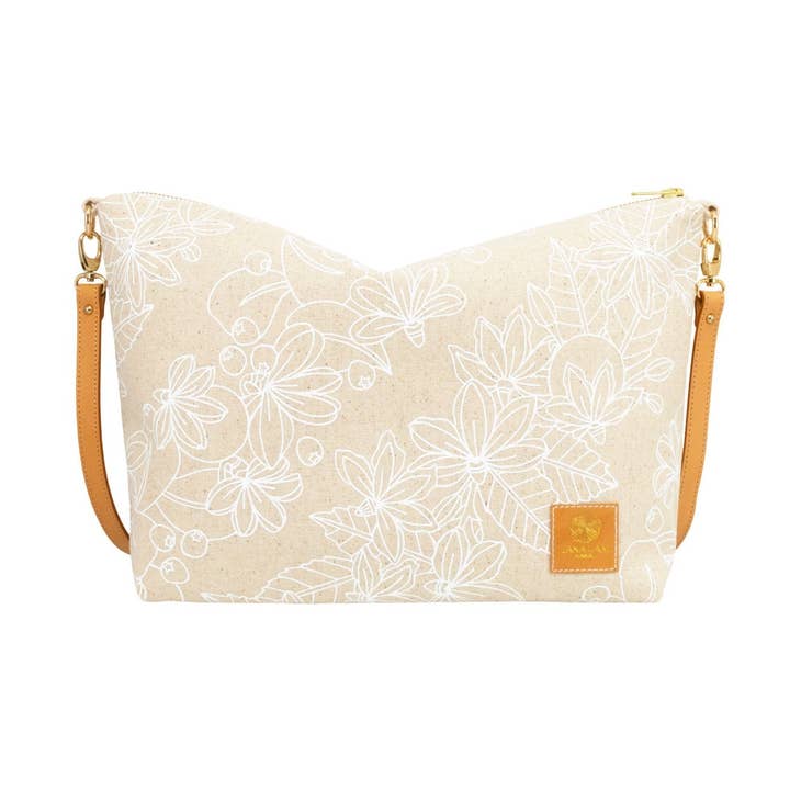 Jana Lam - Wholesale Crossbody Bag - Women's - Slouchy Cross Body • Naupaka • White Collection0