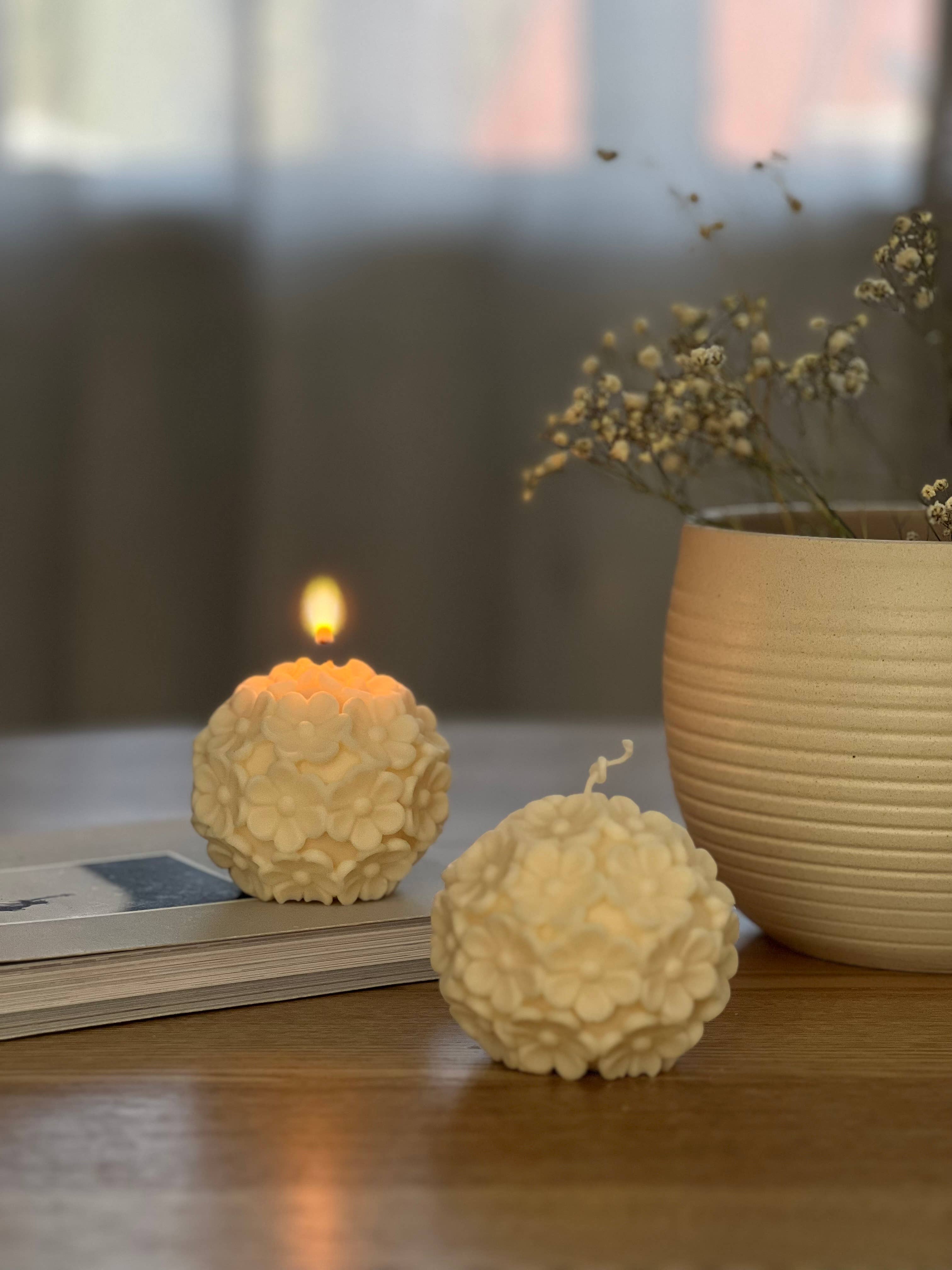 Project Helios - Wholesale Novelty Candle - Flower ball candle, spring candle, valentines gift2