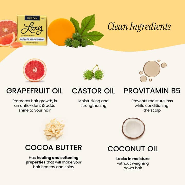 Loxy - Wholesale Hair Conditioner - MAINTAIN: Conditioner Bar for growth & shine2