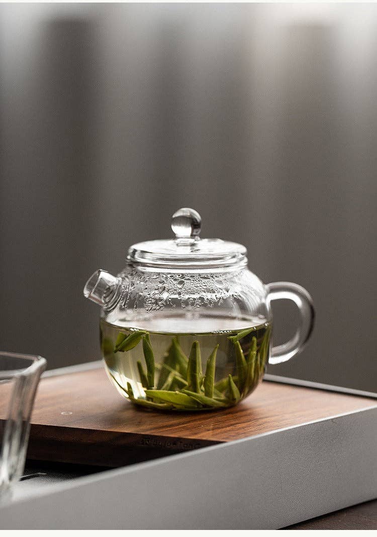 Gohobi （We cover U.S. import duties） - Wholesale Tea Pot - Gohobi Glass Small Teapot / Tea Tray17