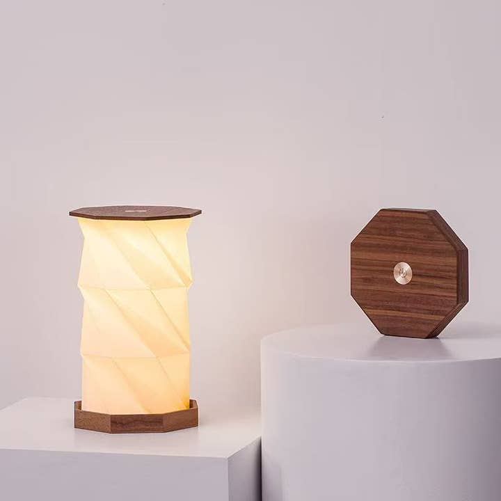 Gingko Design - Wholesale Accent/Desk Lamp - Twist Hexagon Lamp