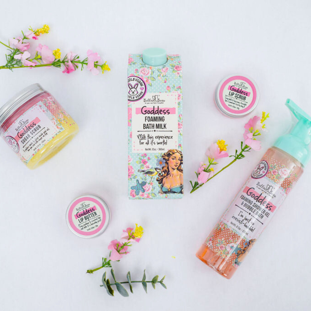 Bella & Bear - Wholesale Bath & Body Set - Goddess Bath & Body Gift Set | Gift Set for Women | Teens8