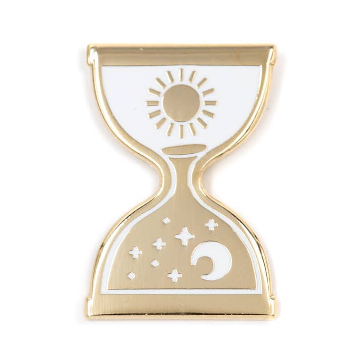 These Are Things - Wholesale Lapel Pin/Button - Hourglass Enamel Pin