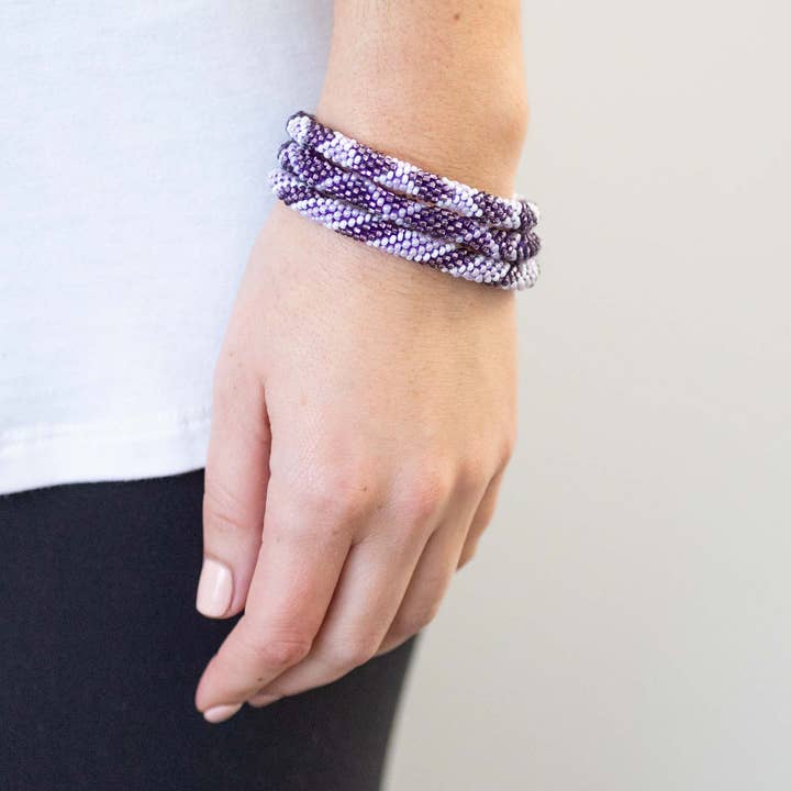 Aid Through Trade - Vente Parures de bijoux - Ensemble de 3 bracelets Roll-On® Sorority - Tri Sigma2