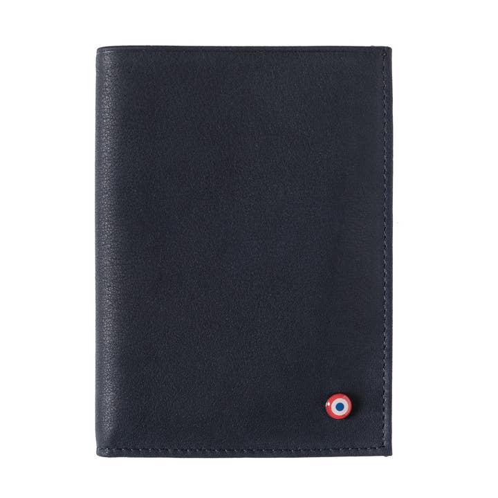 Albert Blue Moon Portemonnaie, groß, Nubukleder für den Großhandel von Larmorie Officiel