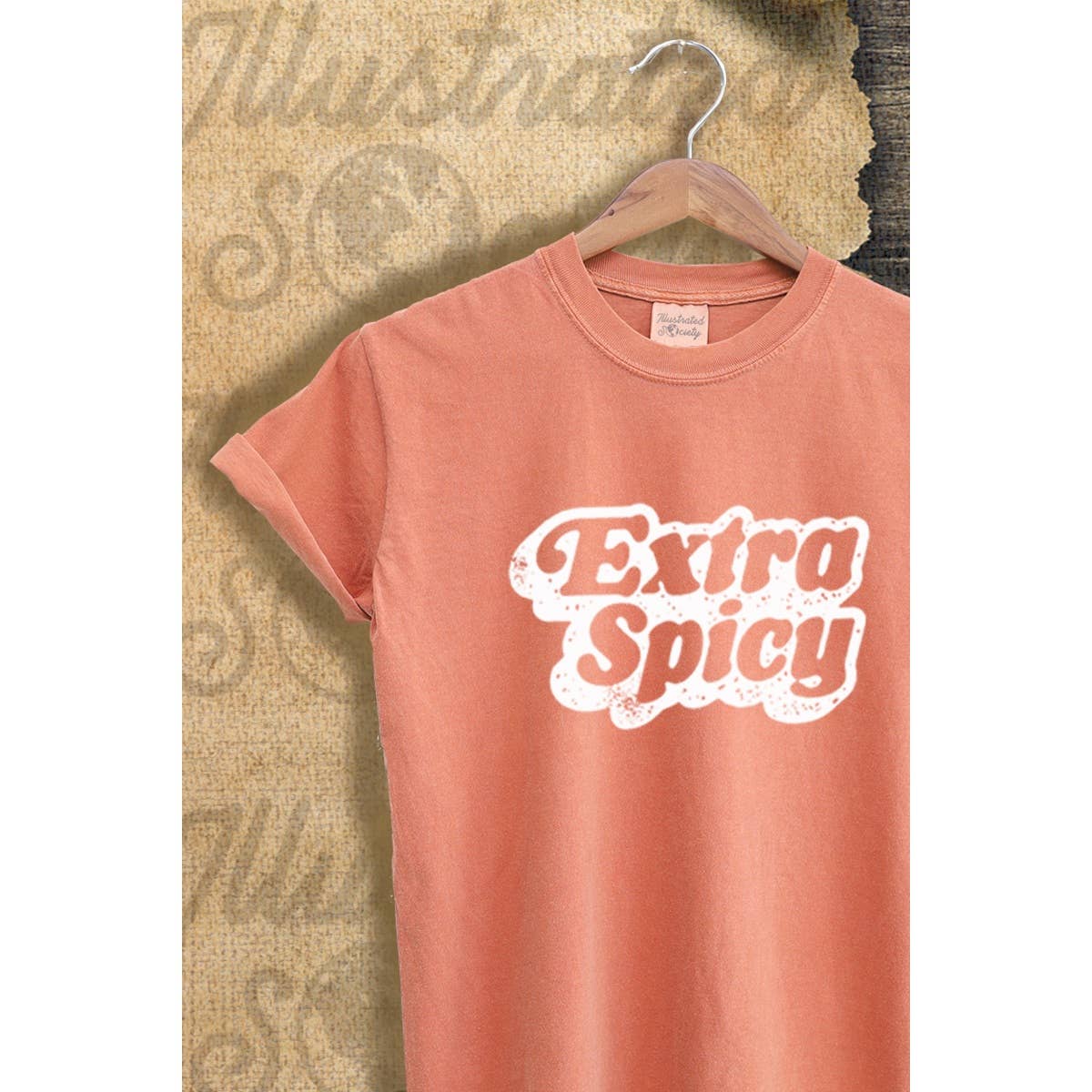 Illustrated Society - Wholesale Screen Printed T-Shirt - Women's - EXTRA SPICY  VINTAGE GRAPHIC  TEE5