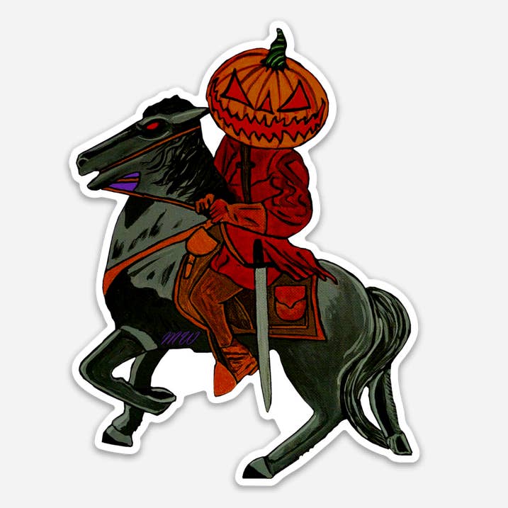 Margeaux Wex Designs - Wholesale Sticker - Headless Horseman Sticker