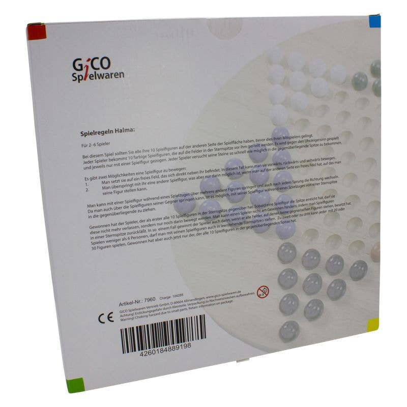 GICO Spielwaren – wholesale Brädspel – GICO Trä Halma XL Brädspel För Hela Familjen2