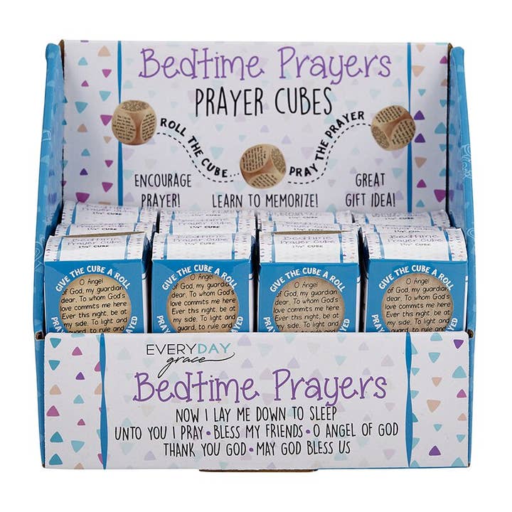 Bedtime Pryr Cube Dsply 24 Pc for wholesale by Christian Brands Catholic
