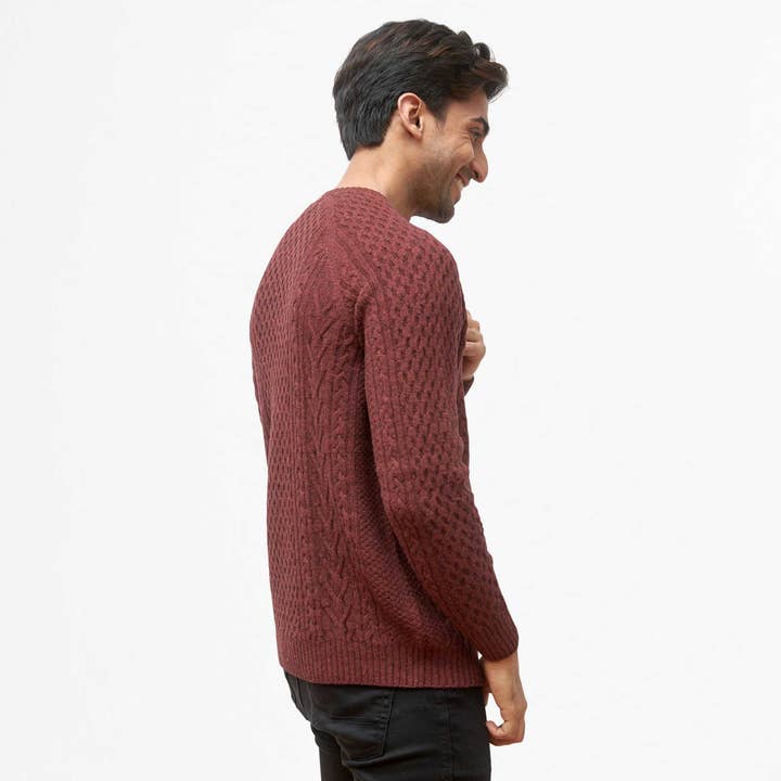 Oliver Charles - Wholesale Knit Sweater - Women's - 100% Yak Wool Cable Knit33