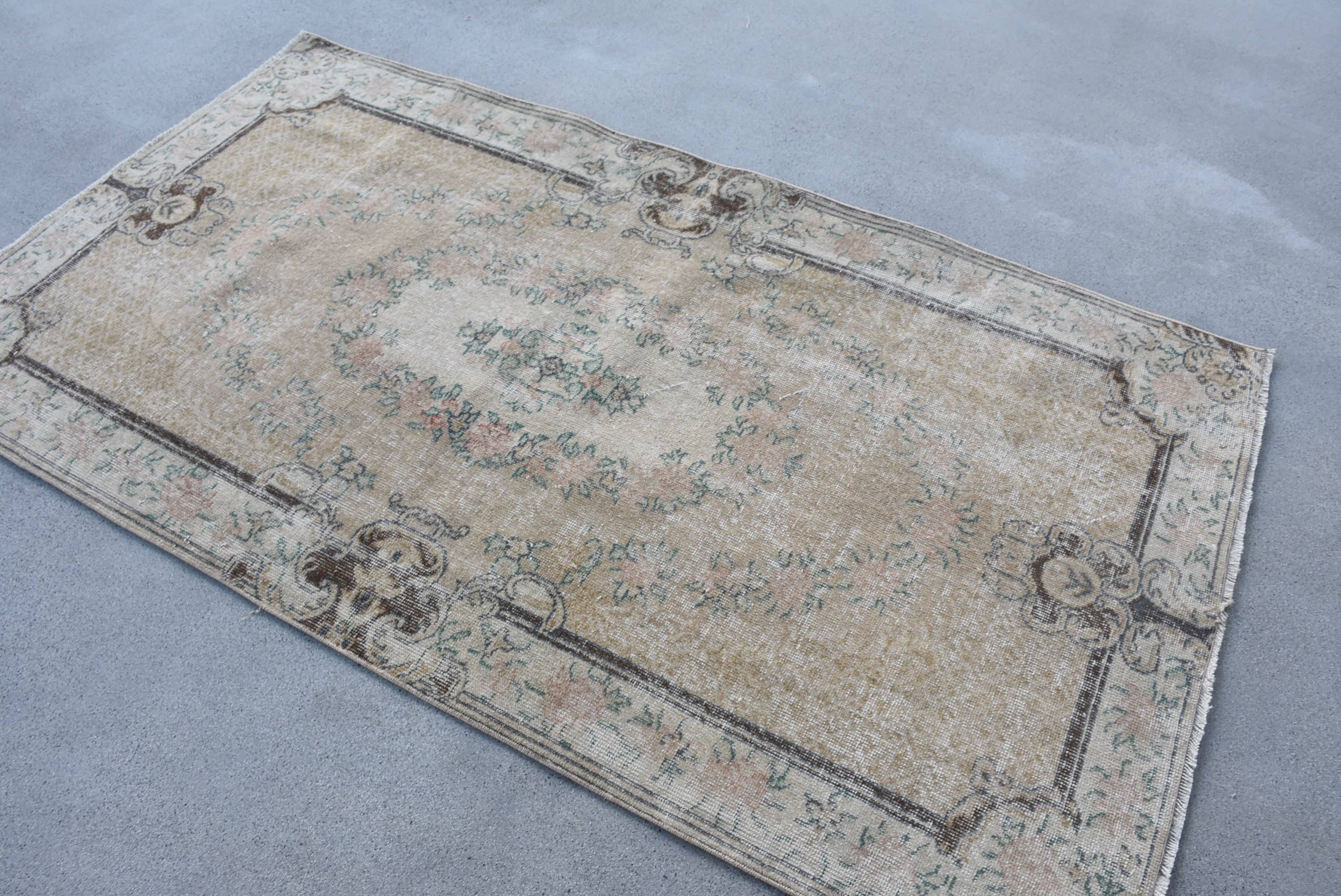 Anatolia Loom - Wholesale Runner Rug - Vintage Wool Rug - Classic Beige & Brown Rectangle3