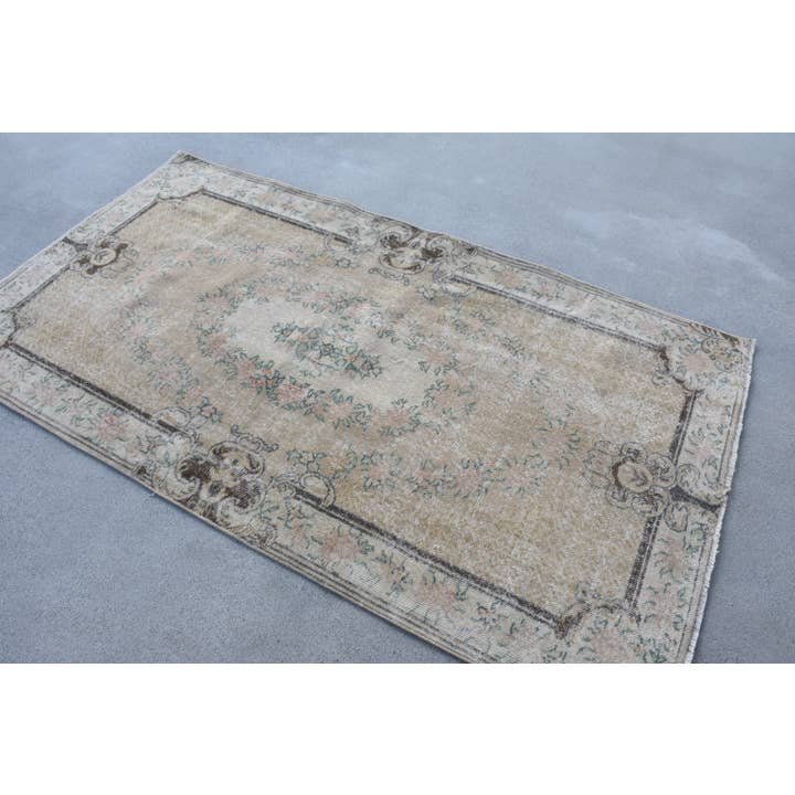 Anatolia Loom - Wholesale Runner Rug - Vintage Wool Rug - Classic Beige & Brown Rectangle3